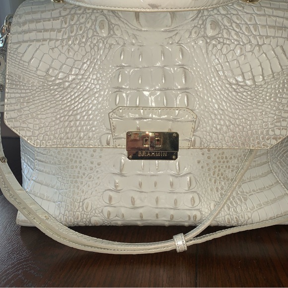 Brahmin Brinley Satchel Bag EUC - Picture 2 of 6